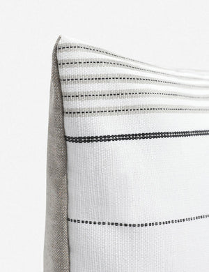 The corner of the whitehaven indoor and outdoor lumbar pillow