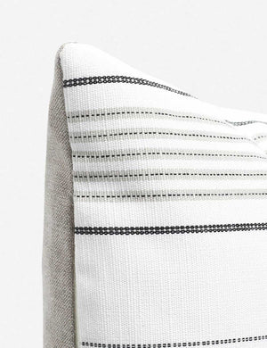 The corner of the whitehaven indoor and outdoor square pillow