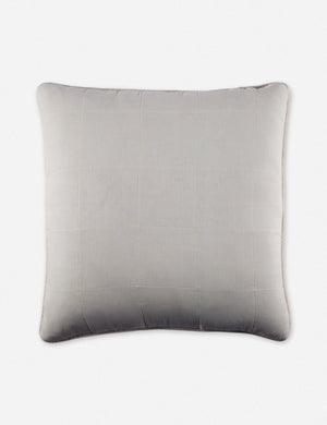 Antwerp Large Quilted Euro cream Sham by Pom Pom at Home
