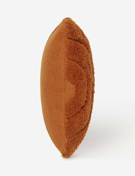 #color::rust #size::square | Side of the arches rust square pillow