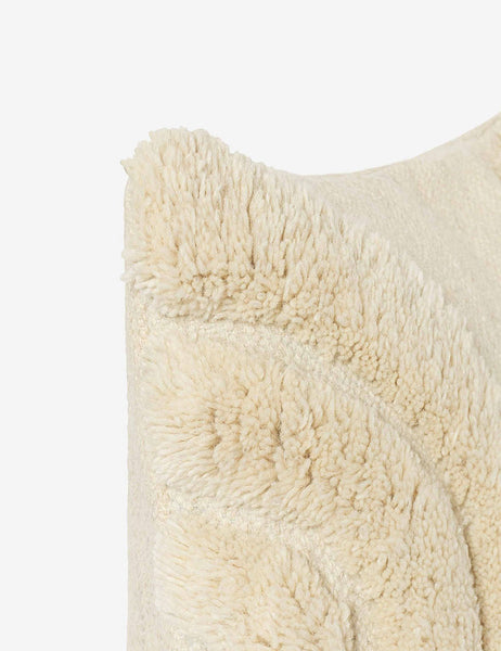 #color::natural #size::square | Corner of the arches ivory square pillow