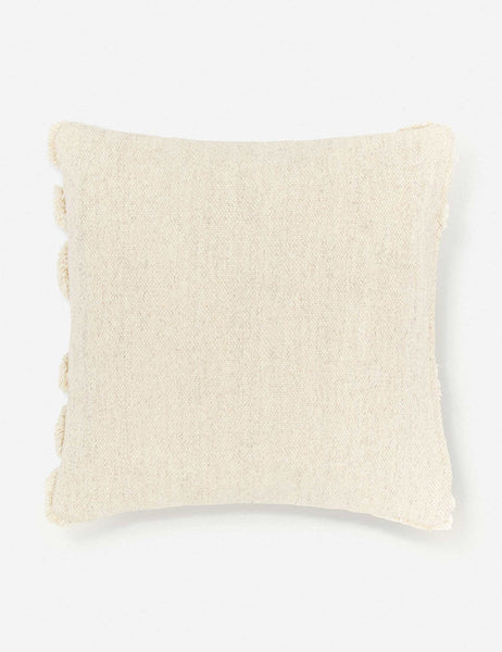 #color::natural #size::square | Back of the arches ivory square pillow